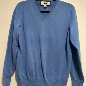 Joseph Abboud Sky Blue V-Neck Sweater